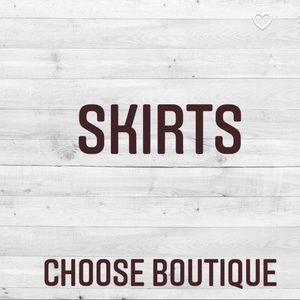 Skirts skirts and more skirts!